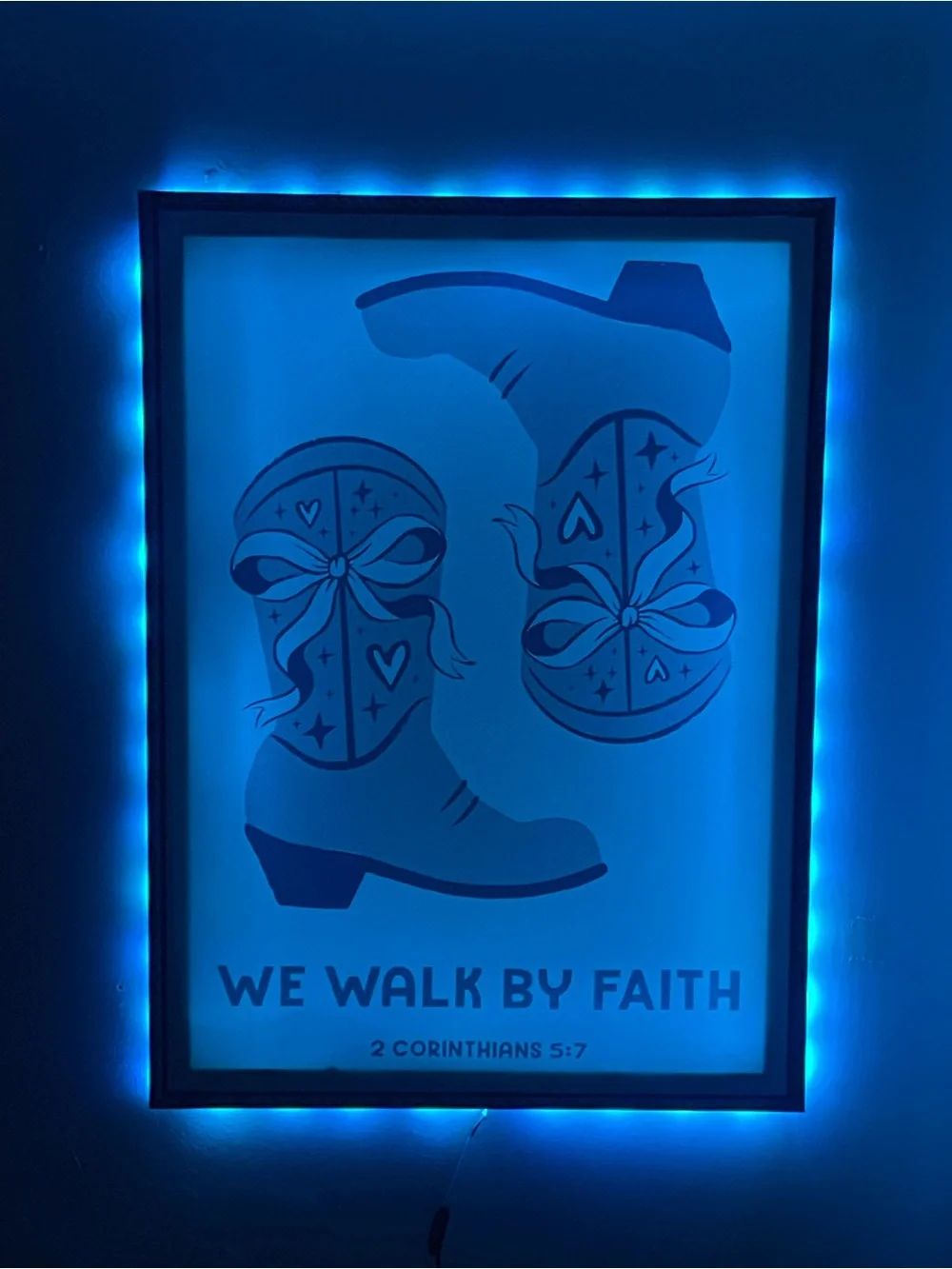 N/A framed illuminated